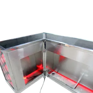 Moderno bancone <span class=keywords><strong>Bar</strong></span> in acciaio inox con illuminazione a LED per locali notturni alberghi <span class=keywords><strong>lounge</strong></span> KTVs case matrimoni - Product Image 4