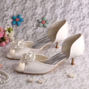 Fiore giallo Delle Donne <span class=keywords><strong>Scarpe</strong></span> <span class=keywords><strong>Tacco</strong></span> <span class=keywords><strong>Basso</strong></span> Big Size 42 - Product Image 2