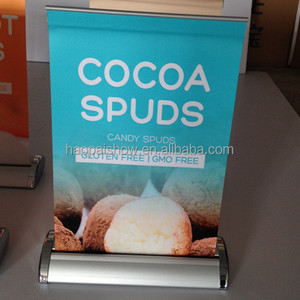 A4 A3 mini tavolo <span class=keywords><strong>roll</strong></span> <span class=keywords><strong>up</strong></span> banner stand design <span class=keywords><strong>personalizzato</strong></span> supporto per stampa digitale - Product Image 4