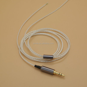 Câble d'écouteurs mp3 argenté OCC, pièces, Semi-fini - Product Image 3