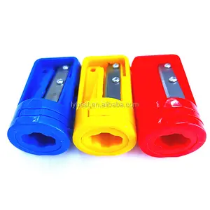 cheap wholesale Big hole large jumbo plastic carpenter pencil sharpener for builder