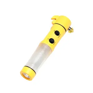 Factory Supply Multi Functional Emergency Tool Kit With Led Flashlight 4 In 1 Car Hammer Withライト