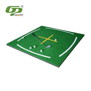 Maart Expo Outdoor & Indoor Golf Raken Mat Tapijt Turf Golf Praktijk Mat Premium Nylon Gras Bereik Golf Mat