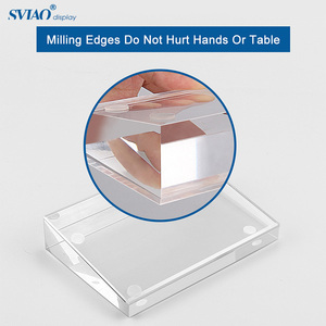 Sang Trọng Slant Trở Lại Acrylic Giữ Dấu Hiệu Slanted Quảng Cáo Giấy Hiển Thị Đứng Trên Bàn Thanh Lịch Thiết Kế Giá Cho Hình Ảnh Hiển Thị - Product Image 5