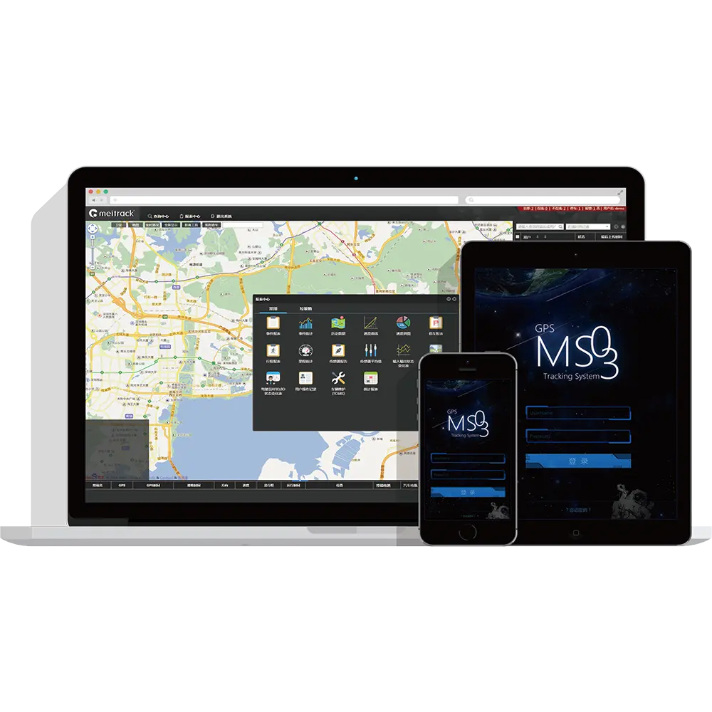 Meitrack Inventaris Management Software Gps Tracking Platform Voor Asset Tracking Met Google Maps Customization Geaccepteerd MS03