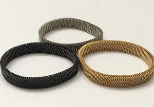 Bracciale Elastico in Maglia di Acciaio Inossidabile Fatto a Mano Vendita all'Ingrosso - Product Image 3