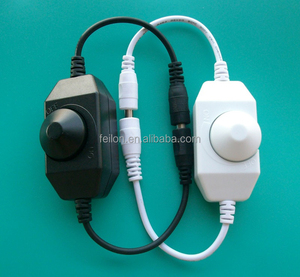 Interruptor de Atenuación de Luz LED de 12V con Cable Integrado, Tipo de Botón/Puerto de Alimentación CC - Product Image 4