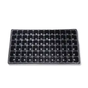 105 Cells Plastic Round Nursery Seedling Trays Microgreens Seed Starting Grow Germination Tray Trays For Plants 60 Holes