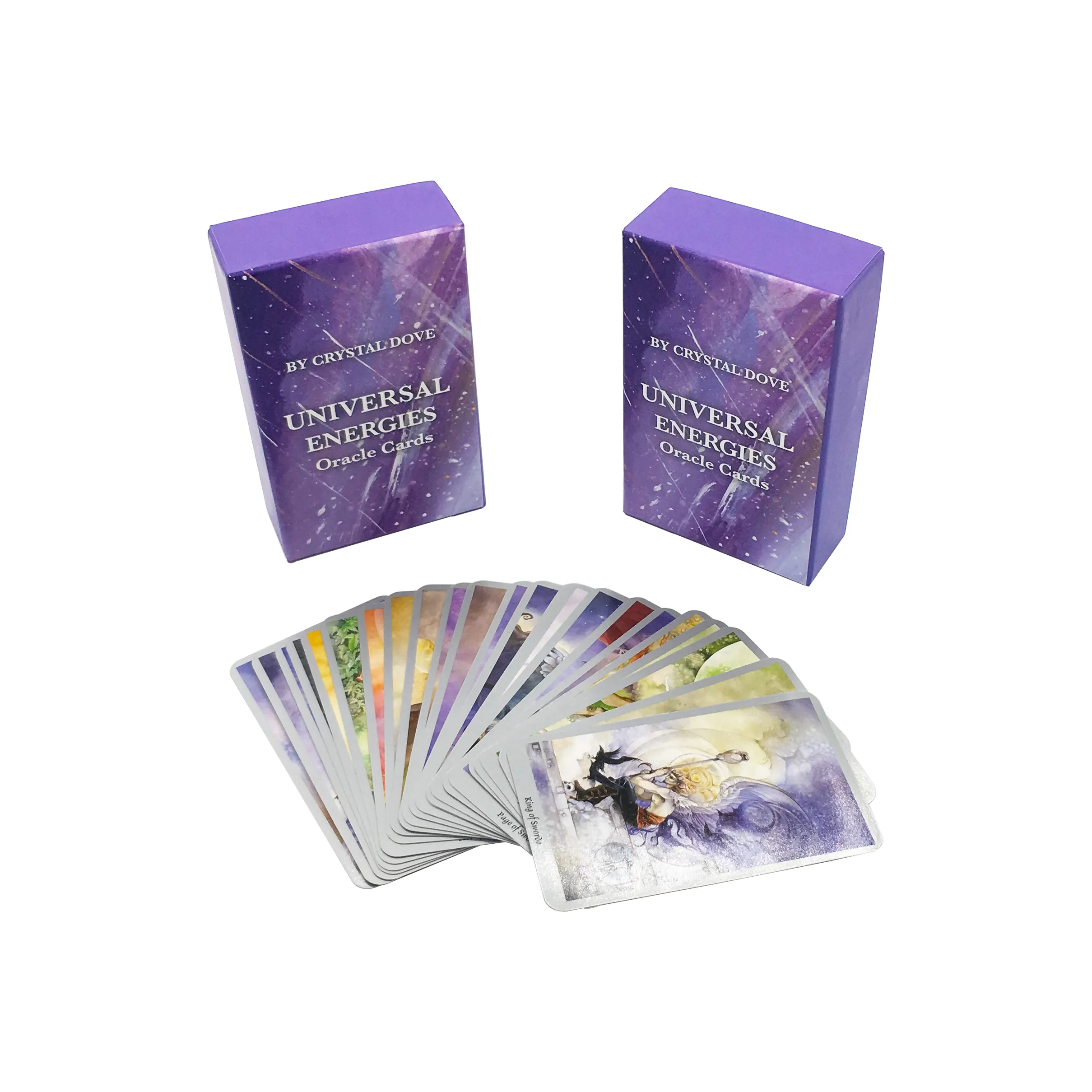 Free sample custom learning foil tarot cards printing wholesale playing tarot cards decks