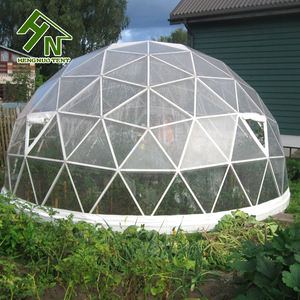 Dôme géodésique transparent en PVC, tente <span class=keywords><strong>bulle</strong></span> en plastique pour jardin - Product Image 1