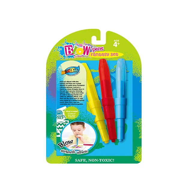 Pen colpo Set Blow Art Penne Fabbricazione Professionale 3 Colori Art Marker