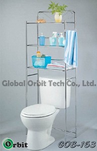 Support de rouleau de papier toilette en aluminium, porte-rouleau de papier mouchoir chromé, jeu de brosses de toilette - Product Image 5