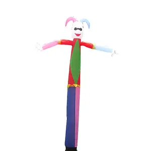 Индивидуальный цвет Бесплатная печать логотипа Прочные Ноги Клоун Надувной танцор неба