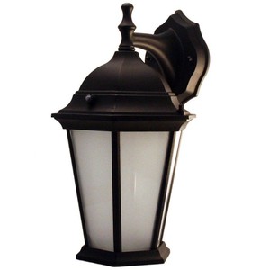 Aplique de farol de pared con certificación UL, decoración de calle de jardín, iluminación de pared exterior con 1 bombilla - Product Image 1