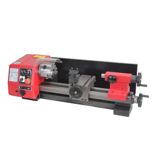 750W Horizontal Mini Lathe Engine Machine/Single phase portable lathe machines for wood ball turning