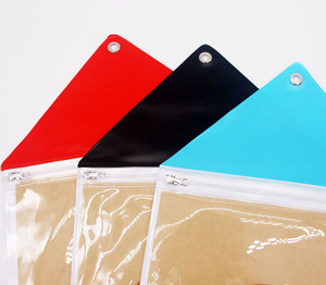 Nhà Máy PVC Zip Lock Giấy Phép Chủ Không Thấm Nước Giữ Tài Liệu - Product Image 3