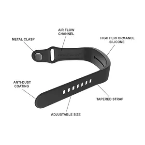 2019 bracelets de poche ajustables en silicone 3.0 poche cachée