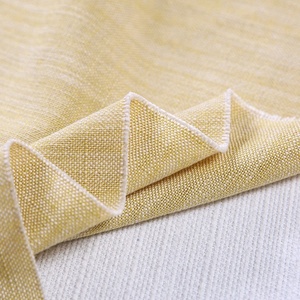 Tissu tissé 100 % polyester TengHui, écologique, rouleaux de tissu doux jaunâtre <span class=keywords><strong>en</strong></span> lin et <span class=keywords><strong>chanvre</strong></span> pour textiles de maison, rembourrage de canapé, fil teint doux - Product Image 6