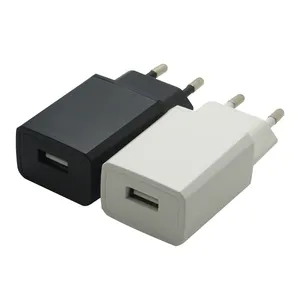 USB AC Power Adapter Travel Wall Charger 5V 1A with Europe Wall Plug for Mobile Phones