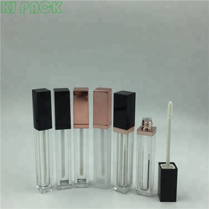 Magnético vacío tubo de lápiz labial de color rosa no logo contenedor lipgloss lápiz labial personalizado contenedor - Product Image 1