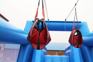 Équipement de parc d'attractions de sécurité, jeu de corde de fermeture éclair gonflable d'<span class=keywords><strong>extérieur</strong></span> - Product Image 5