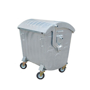 Carro <span class=keywords><strong>de</strong></span> <span class=keywords><strong>Basura</strong></span> Galvanizado para Recolección Clasificada <span class=keywords><strong>de</strong></span> 1.1 CBM - Product Image 1