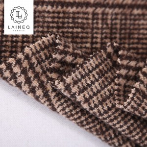 STOCK 2017 vente chaude laine tweed tissu à carreaux chèque pour manteaux - Product Image 6