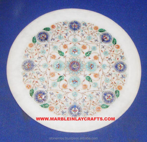 Plaques incrustées de marbre blanc, objets exclusifs - Product Image 1
