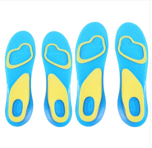 Silicon Gel Insoles Foot Care Plantar Fasciitis Heel Spur Running Sport Insoles Shock Absorption Pads arch orthopedic insole