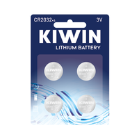 Batería ecológica 3V CR2032, celda de botón de litio para electrodomésticos electrónicos