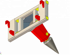 <span class=keywords><strong>Mini</strong></span>-Excavatrice avec Accessoire Hydraulique pour Fendeur de Bûches en Bois pour Station Forestière - Product Image 1