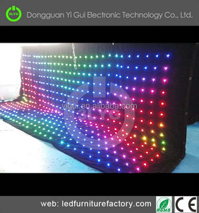 Đèn Dj <span class=keywords><strong>Led</strong></span> Rèm Vải <span class=keywords><strong>Backdrop</strong></span> Đám Cưới Ánh Sáng Rèm <span class=keywords><strong>Led</strong></span> Sao Vải Rèm - Product Image 6