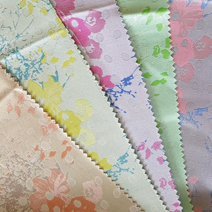 Vải JACQUARD Thêu Kim Tuyến Họa Tiết Hoa 100% Sợi Nhân Tạo - Product Image 2