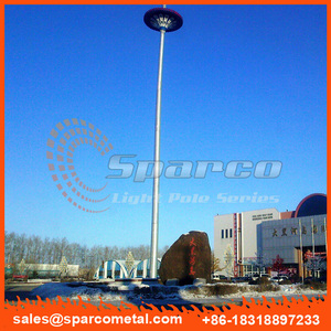 <span class=keywords><strong>Poste</strong></span> <span class=keywords><strong>de</strong></span> luz <span class=keywords><strong>de</strong></span> mástil alto galvanizado <span class=keywords><strong>de</strong></span> 30m para exteriores Sparco, columna <span class=keywords><strong>de</strong></span> iluminación Led <span class=keywords><strong>de</strong></span> mástil alto cónica soldada <span class=keywords><strong>de</strong></span> 30m - Product Image 4