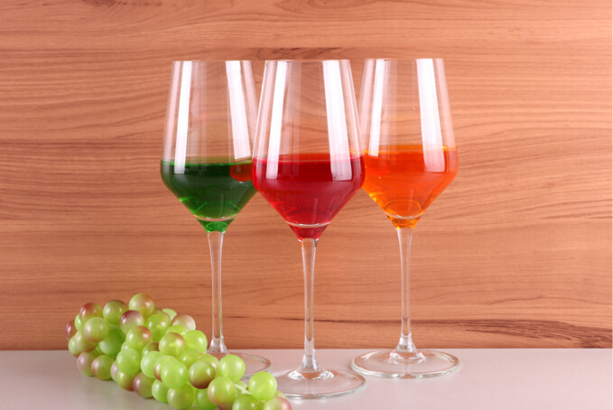 Wholesale Custom 15oz clear glass goblet lead-free crystal red wine glass