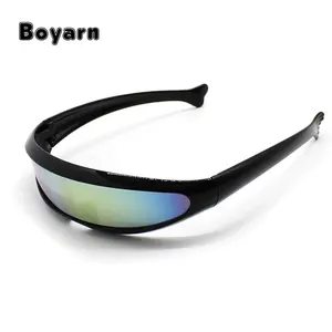 Deal With It Sun Glasses One Piece Sunglasses Men Women Black Bar Silver For Fashion Party Oculos de Sol Feminino 10pcs