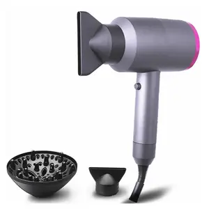 Sèche-cheveux professionnel 2 en 1 pour Salon de coiffure, en forme de marteau, souffle ionique négatif, vent chaud et froid - Product Image 1