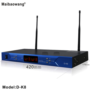 Microphone sans fil professionnel 80M UHF affichage LED scène <span class=keywords><strong>de</strong></span> conférence Portable KTV en direct 100M Distance <span class=keywords><strong>de</strong></span> travail Modulation numérique - Product Image 4