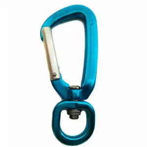 Swivel Hook Climbing Carabiner Aluminium Alloy Dog Leash Carabiner Locking