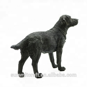 Figura de Perro <span class=keywords><strong>Labrador</strong></span> Negro de Resina Personalizada, Modelo de Perro <span class=keywords><strong>Pequeño</strong></span>, Escultura de Animal Realista - Product Image 5