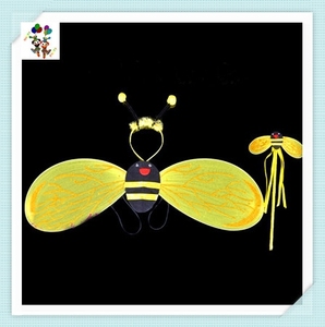 Juego de 3 uds. De mariquita, Bumble Bee, disfraz de disfraz, alas de hadas con purpurina, HPC-1759 - Product Image 3