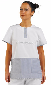 Venta al por mayor de alta calidad de estilo español ropa de trabajo de manga corta de salón de belleza uniforme de esteticista uniforme de Spa uniforme de las mujeres - Product Image 3