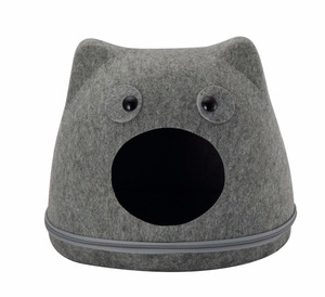 Super lindo fieltro en forma de gato cama <span class=keywords><strong>cueva</strong></span> <span class=keywords><strong>casa</strong></span> Cama fieltro de lujo cama - Product Image 3