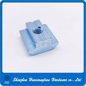 Écrou coulissant à rainures en acier galvanisé M4 M5 M6 M8 avec marches - Product Image 5