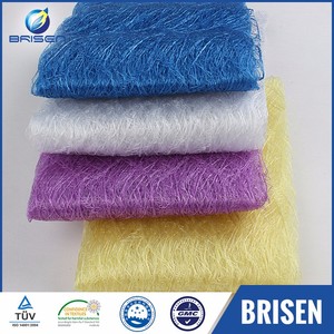 Cores poliéster bordar tule decoração azul incomum de tecidos estofados - Product Image 3