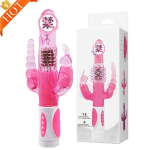 Boîte personnalisée gratuite-Sex toys féminins à plusieurs vitesses étanches Shemale Pussy Sex Toy Vagin poilu Vibrateur - Product Image 2