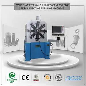 CNC1226 camless cnc rotazione primavera macchina con filo (0.4-2.6mm)