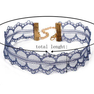 Accessoires de bijoux Vintage en dentelle, <span class=keywords><strong>collier</strong></span> ras du <span class=keywords><strong>cou</strong></span> Sexy pour femmes, tissu, <span class=keywords><strong>tatouage</strong></span>, 2019 - Product Image 2