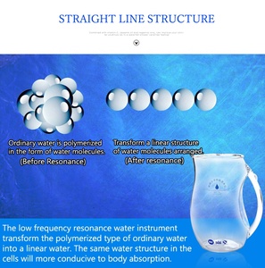 Activateur d'eau par résonance moléculaire 7,8 Hz, vague de Schumann, pichet d'eau quantique, améliore la vitalité cellulaire - Product Image 4