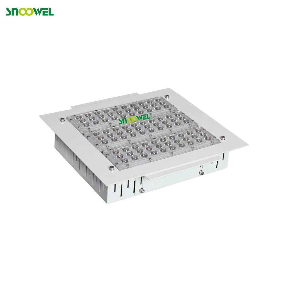 Высокая Люминесцентная дешевая Водонепроницаемая ip65 smd 3030 белый корпус 150 Вт Светодиодная заправочная станция Навес Светильники с CE